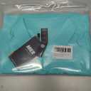 MIER Women's Sleeveless Golf Polo Shirts Athletic Tennis Collared Tank Tops, Quick Dry, UPF 50+ (Large, Aqua)