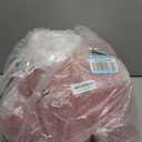 Jingmore 48 Pcs Ribbed Martini Glasses 10 oz Disposable Plastic Vintage Ribbed Coupe Glasses Unbreakable Dessert Parfait Glassware for Wedding Birthday Party Supplies (Pink)