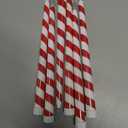 Baquler 6 Pcs Christmas Flameless Taper Candles 10. 6 Inch Glitter Candy Cane Candles Battery Operated LED Christmas Candlesticks for Xmas Centerpiece Holiday Party Decor