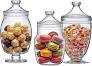 Acrylic Apothecary Jars (3-Piece Set)