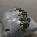 Exclusivo Mezcla Fleece Throw Blanket for Couch, Super Soft Striped Jacquard Bed Blanket, Lightweight Fuzzy Cozy for All Seasons, 50x60 Inches, Olive Green