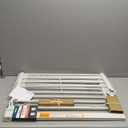 BABELIO Safety Gate Door Fits for Stairs, Narrow and Wide Doorways with Auto Close, Easy Install, No Drilling, Pressure Mounted for Baby, Child, Pets, Dog/Puppy, 26''-40'', White