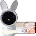 ARENTI Baby Camera, Indoor Security Camera for Pet/Dog with Phone App, 4MP 2.4G/5G WiFi Wired in Home, 360Pan/Tilt Motion Tracking, Temp/Humidity Sensor, Cry Detection, Lullabies, Night Light (A4)