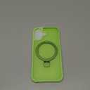 CHAOFEnG Magnetic Compatible with iPhone 17 Case with Stand [Military Grade Drop Tested][Compatible with Magnet] Ring Translucent Slim Hard Back Soft Edge, Sage