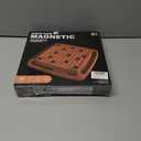 Magnetic Game Chess, Magnet Game Chess 40 Piceses, Family Games for Kids and Adults, Board Game for Kids 8-12 Family Games Night 2-4 Players, Gifts for Teens Kid (Brown)