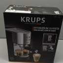 KRUPS Stainless Steel Espresso Machine: 15-Bar Pump Pressure, Milk Frother for Cappuccino and Latte, Fast Pre-Heat, 2-Cup Capacity, Cup Warmer, Easy Cleaning, 1350W, Silver