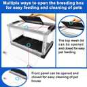 Hamster breeding House Reptile breeding Cages with Wheels (Big Size)
