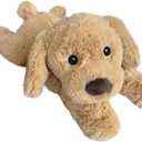 Dog Stuffed Animals, Microwavable Stuffed Animal Adorable Fluffy Puppy Plush for Warmth, Heatable Coolable Lavender Scent Puppy Plush Toy, Cute Soft Dog Plushies for Kids Adults Gift, Golden Retriever