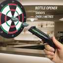 Cap Gun Bottle Opener,Funny Shooting Gun Creative Opener for Family Gatherings Party Games Bar Outdoor BBQ,Cool Gifts for Father's Day Birthday Christmas (4, Red-Black-Blue-Gray)