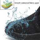 Hsyooes Womens Warm Fur Lined Winter Snow Boots Waterproof Ankle Boots Outdoor Booties Comfortable Shoes for Women (Teal)