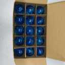 15 Pack G40 Light Bulbs LED Replacement Bulbs 1W Shatterproof Plastic G40 LED String Lights E12 Base G40 Globe Light Bulb LED Edison Bulbs for Indoor Outdoor Patio Home Christmas Decor(Blue)