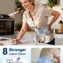 Medical-Grade Back Brace for Women Lower Back Pain Relief [Ultra Breathable & Stronger Support] Back Support Brace with Adjustable Strap System - Back Support Belt for Herniated Disc, Sciatica, Arthritis,Scoliosis