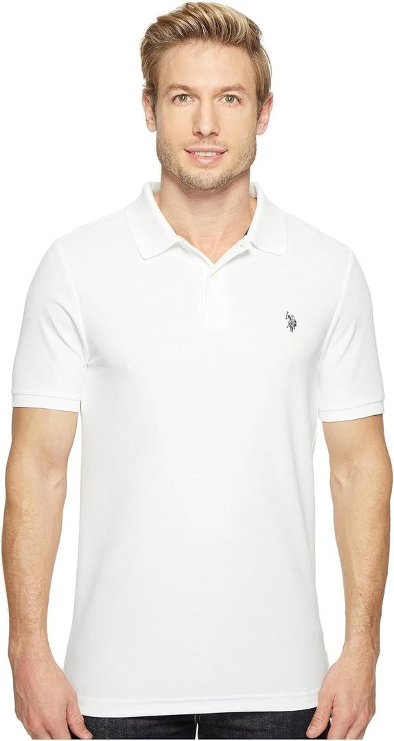 Pique Polo Shirt Supreme (XX-Large, White)