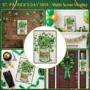 9 x Smilelife St Patricks Day Gifts Funny Green Shamrocks Clovers Lucky Irish Tin Sign for Home Room Yard Garden Vintage St Patricks Day Decor 8x12 Inch (3095)