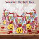 24 Pcs Valentine's Day Toys Wind up Car Toys Pull Back Cars Bulk 1.57 Inch Smile Heart Love Miny Vehicles Toy Racing Cars for Valentine's Day Gifts Party Favors Goodie Bag Fillers