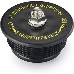 Cherne 270168 Gripper 2 in. Black Mechanical Clean Out Plug