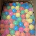 Amazon Basics BPA Free Crush-Proof Plastic Ball, Pit Balls with Storage Bag, Toddlers Kids 12+ Months, Pack of 400 Balls, 6 Bright Colors