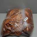 RYB Home Plush Velvet Curtains, Heavy Duty Back Tab Decorative Window Drapes Privacy Room Darkening Covering for Living Room Playroom, Golden Oak, W52 x L120 inches, Set of 2 Panels