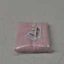 ZeeMart Rustic Cotton Linen Lumbar Throw Pillow Covers Set of 2, 12x20 Inch Pink, Farmhouse Style Decorative Couch Pillow Cases Cushion Covers for Sofa Bed Living Room Home Decor