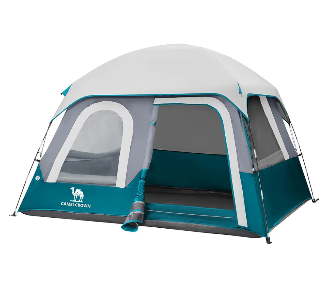 CAMEL CROWN 4/6 Person Tent Waterproof Lightweight Portable Backpacking Tent for Outdoor Camping Hiking