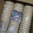 12 oz Compostable Coffee Cups 120 Pack, BPI Certified Disposable Coffee Cups 12 oz, PLA Coated Natural Kraft Paper Cups for Office, Coffee Bar & Travel