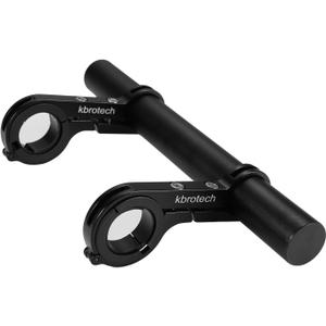 Bike Handlebar Extender Double Handlebar Extension Carbon Fiber Mount Holder with Aluminum Alloy Bracket Space Saver