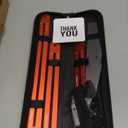 Stair Tread Template Tool - Solid Stair Tread Gauge, Stair Tools for Stair Measuring Tool Stair Gauge Jig Stair Template Stair Step Tool Shelf Template Projects (Red-Gray) (60IN)