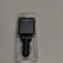 LISEN Retractable Car Charger USB C [Upgraded Dual Type C] 75W Fast 4 in 1 Car Charger for iPhone 17, Road Trip Essentials Gifts for Men Women, Car Accessories for Galaxy S26 Phone 17 Pro Max 16 15 (Grey)