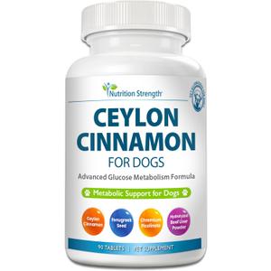 Ceylon Cinnamon for Dogs 90 Metabolic Support Tablets