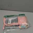 1 PCS American Mahjong Bag - Empty Mahjong Tiles Bag Only with Zippered & Letters, Case Only(Pink Blue,Moh-jong)