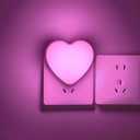 INZU Night Lights Plug into Wall, LED Night Light for Kids, Cute Nightlight with Auto Dusk to Dawn Sensor, LED Nightlight with Soft Warm Light for Bedroom, Nursery, Bathroom, Hallway (Pink)