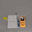 Aluminum Alloy Case for Apple Watch 49mm 44mm 45 46 42 40 41mm-Turn Your Apple Watch into a Smartphone,Retro iPod Style Metal Protective Cover with Click Wheel (Orange, 46mm - Series 11/10)