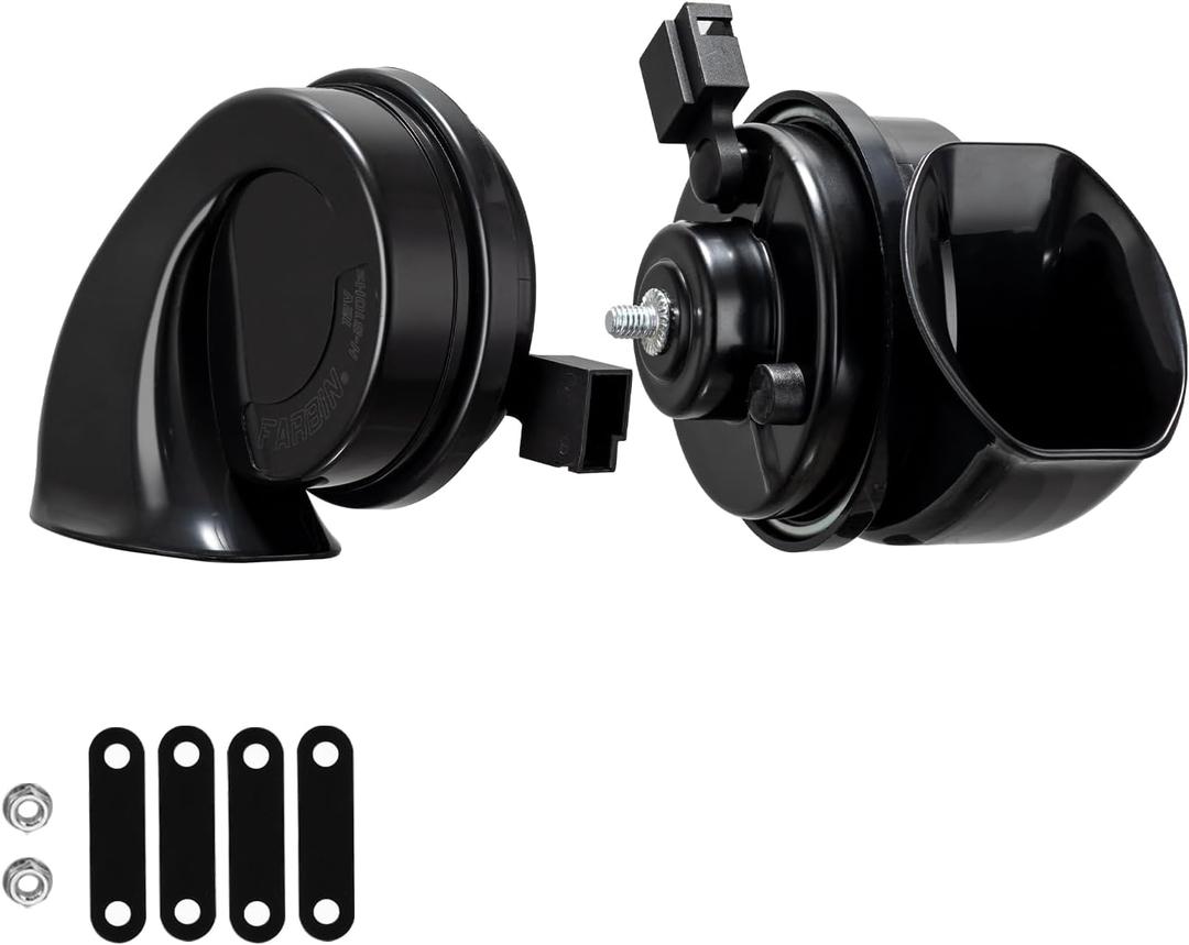 Car Horn Suitable for Toyota, 12V Waterproof Dual-Tone Snail Horns, 130dB Super Loud Horn, Compatible with RAV4/Camry/Corolla/Tacoma/Highlander/Tundra/Lexus