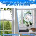 Window Locks, 6 Sets Sliding Window Locks, Sliding Door Lock, Childproof Safety Window Lock Clamps Window Bar or Home School and Office Yellow