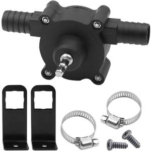 Electric Drill Pump for Water Gasoline Oil Diesels Fluid Transfer Pump Mini Hand Self-Priming Quick Pumping Speed