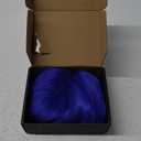 Blue Bob Wig With Bangs 12 Inch Royal Blue Wig Short Synthetic Fiber Bob Wigs for Women Short Bob Wigs and Halloween Cosplay Wig for Daily Life Colorful Wigs With One Cap (Blue)