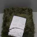 Runner Rug for Bedroom, 2x6 Soft Shag Fluffy Area Rugs for Girls Boy's Room, Plush Shaggy Carpet with Non-Slip Bottom for Living Room Dorm, Olive Green