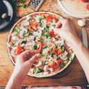 Homoyoyo 12in Stainless Steel Pizza Baking Ring - for Cheesecakes - Muffins and Pies