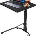 Gocamptoo Folding TV Tray Table, Multi-Functional Personal Activity Table, Adjustable Height TV Dinner Table, Space Saving