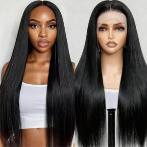 Lace Front Wigs Human Hair 13x4 HD Lace Frontal Wigs 180% Density Brazilian Virgin Human Hair Wigs for Black Women Glueless Wigs Pre Plucked with Baby Hair Natural Hairline (18inch)