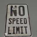 Car Room Wall Decor Vintage Metal Sign No Speed Limit Signs For Boys Room Bedroom Garage Man Cave Art 12x8 Inches