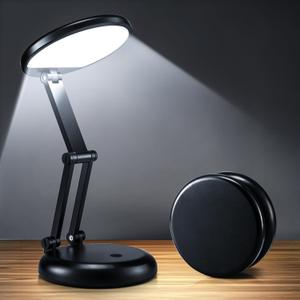 One Fire Battery Operated Lamp, 3600mAh Cordless Lamps Rechargeable Cordless Table Lamp,10 Brightness Rechargeable Lamps Table Lamp, Wireless Battery Lamp Portable Light (Black)