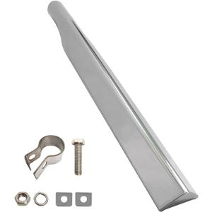 Chrome Quarter Fender Tube Bracket Triangle for Semi Truck