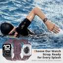 TiMOVO Sport Band Compatible with Apple Watch 42mm (Series 11/10) 41mm 40mm 38mm for Women Men (2025), Soft Silicone Replacement Strap for iWatch Series 9/8/7/6/5/4/3/2/1/SE 3 2 1, Smoky Purple