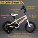vollsch 12 14 16 Inch Kids Bike for Ages 2-8 Years Old Boys Girls Toddlers BMX Style Bicycle with Training Wheels & Coaster Brake, Multiple Colors