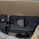 OVENTE Electric Deep Fryer 2 Liter Capacity, 1500 Watt Lid with Viewing Window and Odor Filter, Adjustable Temperature, Removable Frying Basket and Easy to Clean Stainless Steel Body, Silver FDM2201BR