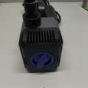 Submersible Water Pump 520GPH Aquarium Pump w/Sponge filter, 6.6ft. High Lift for Fish Tank Pond Hydroponic Water Fountain Sump Water Features Irrigation Powerful, Dry Burning Protection