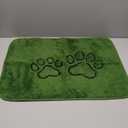 Homimp Washable Pee Pads for Dogs, 6 Pack Super Absorbent Reusable Puppy Pads, Green Long Wool Fake Grass for Potty Training, Upgrade NonSlip and LeakProof,Floor, Couch, Bed, and Crate,Green 18"×24"