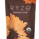 RYZE SUPERFOODS Mushroom Coffee USDA Organic with 6 Adaptogenic Mushrooms and MCT Oil, USA Grown Instant Coffee for Better Energy, Focus, Digestion, Immunity with Lions Mane & Turkey Tail, 30 servings (6.35 Ounces (Pack of 1))