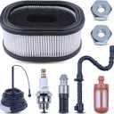 Air Filter Tune-Up Kit for Stihl MS441 MS460 MS660 066 064 046 044 088 MS440 Chainsaw, MS441 Air Filter Service Kit with Fuel Filter Line Bar Nut Gas Cap Parts Replace 0000 120 1654